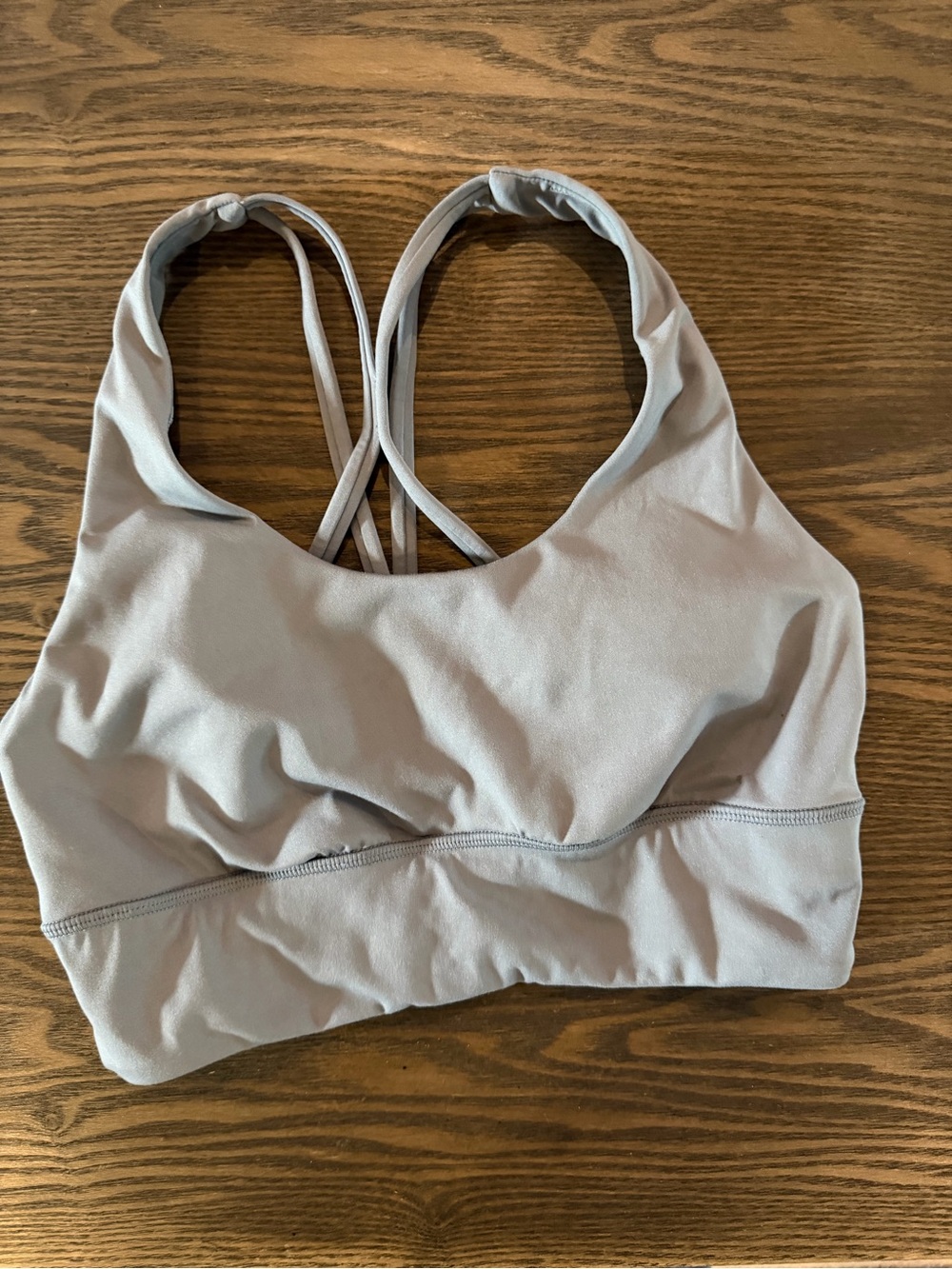 Everyday Crossback Sports Bra in Light Gray